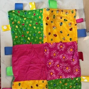 Colorful Baby Tag Blanket